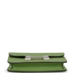 Hermes Constance Slim Wallet Vert Criquet Epsom Palladium Hardware - Image 6