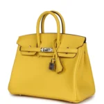 Hermes Birkin 25 Jaune de Naples Swift Palladium Hardware - Image 5