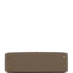 Hermes Kelly Sellier 20 Etoupe Epsom Gold Hardware - Image 6