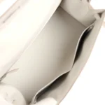 Hermes Kelly Sellier 28 Gris Pale Epsom Palladium Hardware - Image 8
