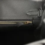 Hermes Birkin 30 Black Epsom Gold Hardware - Image 9
