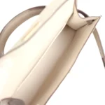 Hermes Special Order (HSS) Kelly Sellier 20 Beton and Gris Tourterelle Ostrich Permabrass Hardware - Image 8