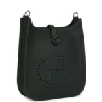 Hermes Evelyne TPM Vert Fonce Clemence Palladium Hardware - Image 2
