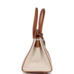 Hermes Shoulder Birkin Light 39 Multicolor Toile and Gold Swift Palladium Hardware - Image 3