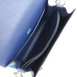 Hermes Mini Sac Roulis Bi-color Bleu Saphir and Bleu France Evercolor Palladium Hardware - Image 8