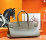 Herm&egrave;s Birkin platinum bag, ivory color, Togo style, fully hand-sewn, gold buckle, 29-42cm long customization - Image 3