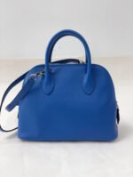 Herm&egrave;s Bolide 25 Blue silver Buckle Custom - Image 3