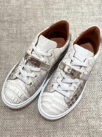 Herm&egrave;s Himalayas with classic Kelly buckle men's shoes crocodile leather custom