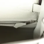 Hermes Kelly Retourne 28 Gris Neve Togo Palladium Hardware - Image 9
