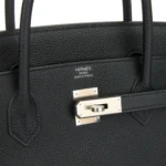 Hermes Birkin 40 Black Togo Palladium Hardware - Image 7