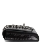Hermes Chaine d' Ancre Wallet to Go Black Varanus Niloticus Lizard Palladium Hardware - Image 3