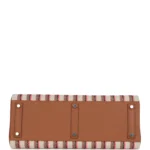 Hermes Shoulder Birkin Light 39 Multicolor Toile and Gold Swift Palladium Hardware - Image 6