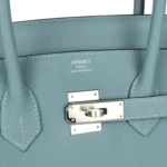 Hermes Birkin 35 Ciel Togo Palladium Hardware - Image 7