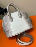 Bolide Mini 18CM Matte crocodile leather Himalaya - Image 3
