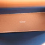 Hermes Kelly Danse Gold Evercolor Verso Palladium Hardware - Image 9
