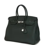 Hermes Birkin 35 Vert Mangrove Togo Palladium Hardware - Image 5
