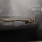 Hermes Birkin 25 Gris Meyer Togo Permabrass Hardware - Image 9