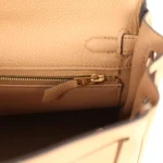 Hermes Kelly Retourne 25 Chai Togo Gold Hardware - Image 9