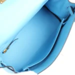 Hermes Kelly Retourne 25 Celeste Swift Gold Hardware - Image 8