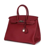 Hermes Birkin 35 Rouge Grenat Togo Palladium Hardware - Image 5