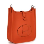Hermes Evelyne TPM Feu Clemence Palladium Hardware - Image 2