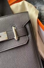 Herm&egrave;s Hac a doc black Togo leather custom - Image 3