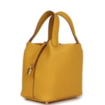 Hermes Picotin Lock 18 Jaune Ambre Clemence Gold Hardware - Image 5