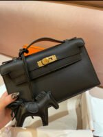 Herm&egrave;s mini 1 Kelly 19 black swift customize - Image 4