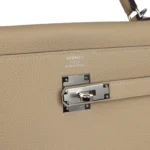 Hermes Kelly Retourne 35 Trench Togo Palladium Hardware - Image 7