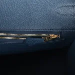 Hermes Birkin 35 Bleu De Prusse Togo Gold Hardware - Image 8