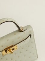 Hermes Kelly2 Mini 19 South African ostrich skin - Image 7