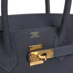 Hermes Birkin 30 Ardoise Togo Gold Hardware - Image 7