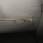 Hermes Birkin 35 Gris Meyer Togo Permabrass Hardware - Image 9