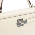 Hermes Kelly Sellier 28 Sellier Nata Verso Epsom Palladium Hardware - Image 8
