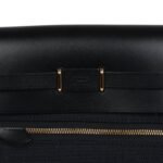 Hermes Herbag Zip 20 Mini Black Toile Militaire Canvas and Black Vache Hunter Gold Hardware - Image 8