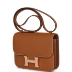 Hermes Constance 18 Gold Epsom Rose Gold Hardware - Image 5