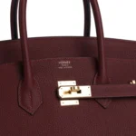 Hermes Birkin 35 Rouge H Togo Gold Hardware - Image 7