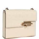 Hermes Mini Verrou Chaine Bag Nata Ostrich Permabrass Hardware - Image 2