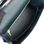 Hermes Kelly Sellier 25 Vert Rousseau Madame and Shiny Niloticus Crocodile Touch Gold Hardware - Image 7