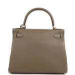 Hermes Kelly Retourne 28 Etoupe Clemence Gold Hardware - Image 4
