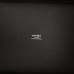 Hermes Stripe Picotin Lock 18 Black Swift and Ecru, Bleu, Black and Fauve Toile H Canvas Palladium Hardware - Image 8