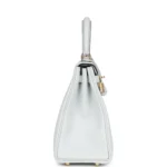 Hermes Kelly Retourne 25 Gris Platine Togo Permabrass Hardware - Image 3