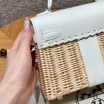 Herm&egrave;s Kelly 20-25 Picnic white Custom-made - Image 5