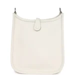 Hermes Evelyne TPM Gris Pale Clemence Palladium Hardware - Image 4
