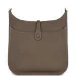 Hermes Evelyne III PM Etoupe Clemence Gold Hardware - Image 5
