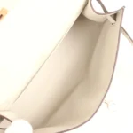 Hermes Special Order (HSS) Kelly Pochette Gris Asphalte and Beton Swift Rose Gold Hardware - Image 8