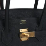 Hermes Birkin 35 Black Togo Gold Hardware - Image 7