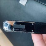 Herm&egrave;s Kelly 40 black silver buckle TOGO leather custom - Image 4