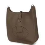 Hermes Evelyne PM Etoupe Clemence Palladium Hardware - Image 3