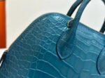 Bolide Mini 18CM Matte crocodile leather Duck Blue - Image 6